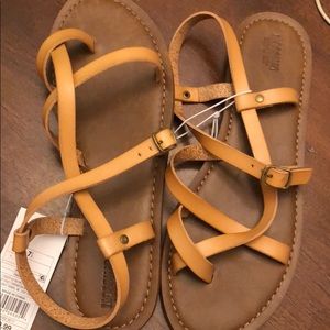 Mossimo Supply Co. Casual Leather Sandals